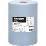 Katrin industrie poetsrol Basic blauw 2laags afm. 38x36, 2x1000vel