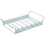 RÖSLE Grillspieß 25072 (6-St), Halter mit Grillspießen, für z.B. Schaschlik, Gemüse, aus Edelstahl