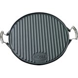 R�sle Grillplaat - � 40 cm - Zwart