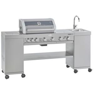 Rösle Gasbarbecue Videro G4-sk Ss 194x60x118cm