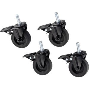 Rösle - Videro - Wielen - Set van 4 - Kunststof - Geschikt voor Barbecues