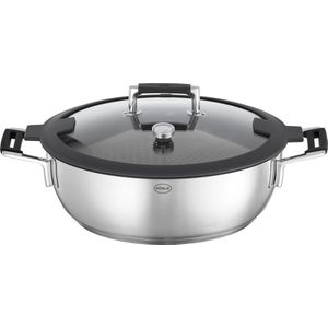 RÖSLE Bratpfanne RÖSLE Aroma Dampfgarer 28 cm Silence Pro Edelstahl 91978