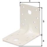 Gust - Alberts Hoekconnector - Staal - Wit - Heavy Duty