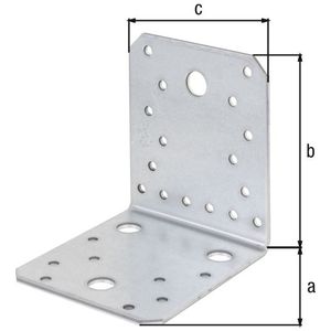 Alberts 330507 hoekverbinding | sendzimir verzinkt | 105 x 105 x 90 mm