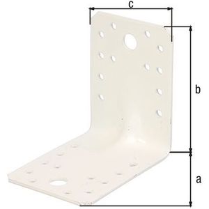 Gust. Alberts - Plankdrager - Wit - Staal - Met Gleuf