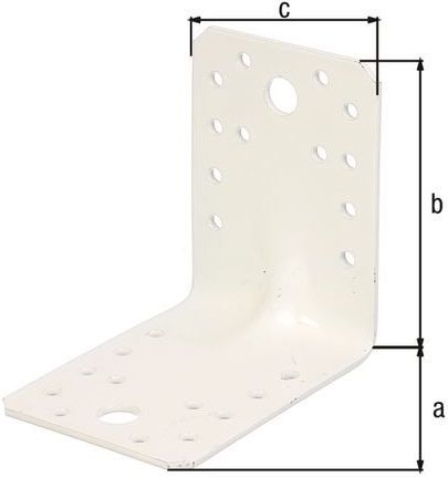Gust. Alberts - Plankdrager - Wit - Staal - Met Gleuf