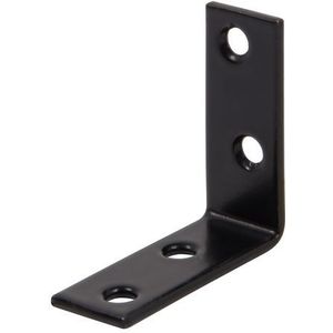 Alberts - Hoekverbinding - Zwart - Staal