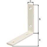 GAH-Alberts - Plankdrager - Wit - Staal - Zink-gefosfateerd