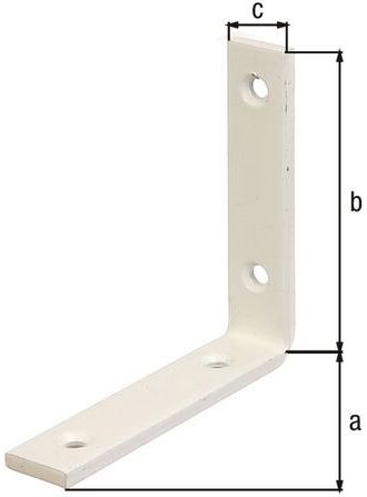 GAH-Alberts - Plankdrager - Wit - Staal - Zink-gefosfateerd