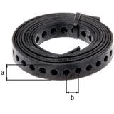 GAH-Alberts - Gaatjesband - Zwart - Staal - Lengte 1,5 m - Breedte 12 mm