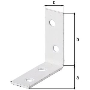 GAH-Alberts - Stoelhoek - Wit - Staal - Zink-gefosfateerd