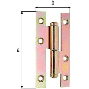Aushebescharnier Links 95 x 45 mm
