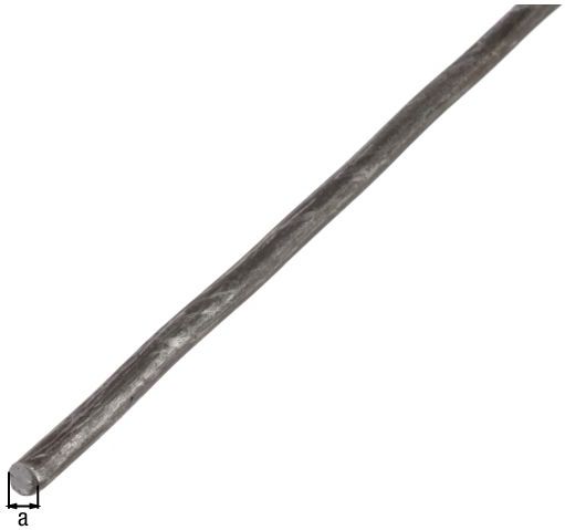Alberts 432683 Ronde Buis - Staal - 1000 x 8 mm