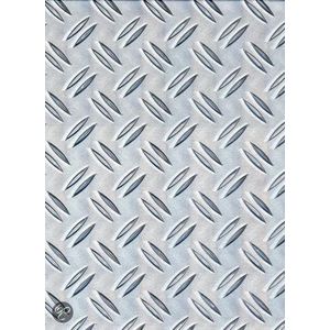 GAH-Alberts - Structuurplaat - Ribbel-Reliëf - Aluminium - 1000 mm x 120 mm