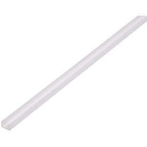Alberts 470562 U-profiel | Kunststof, wit | 1000 x 8,7 x 6,2 mm