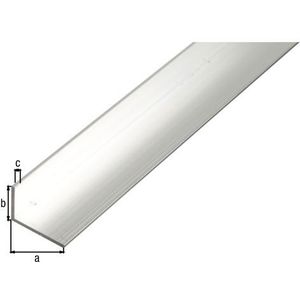 Alberts Hoekprofiel Aluminium Wit 30x20x2mm 2m