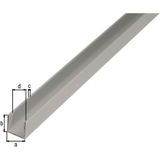 Alberts - U-profiel - Zilverkleurig - Aluminium - Lengte 1000 mm