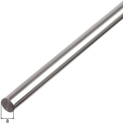 Alberts - Ronde Buis - Aluminium - Natuurlijk - 1000 x 6 mm