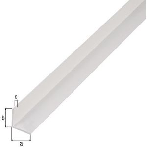 Alberts Hoekprofiel Aluminium Wit 20x20x1,5mm 2m