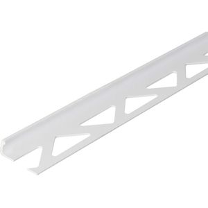 Alberts Afsluitprofiel tegels PVC 8mm wit