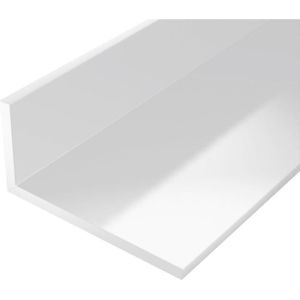 Winkelprofil, ungleichsch., pvc weiß, LxBxHxS 1000 x 20 x 10 x 1,5 mm - Alberts