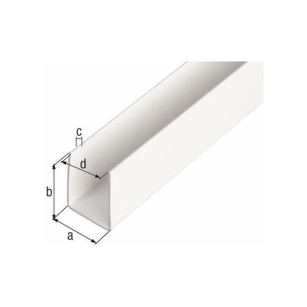 Profilo A U In PVC Bianco - 1000x12x10 Mm, Alberts - Foto 10
