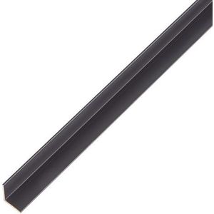 Alberts Hoekprofiel Aluminium Zwart 10x10x1mm 1m