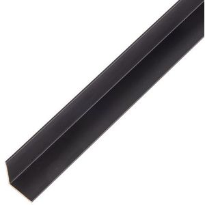 Alberts - Hoekprofiel - Aluminium - Zwart Geanodiseerd - Ongelijkbenig