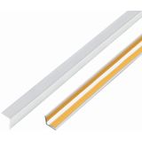 Alberts - Hoekprofiel - Chroom-Look - Zelfklevend - 1000 mm