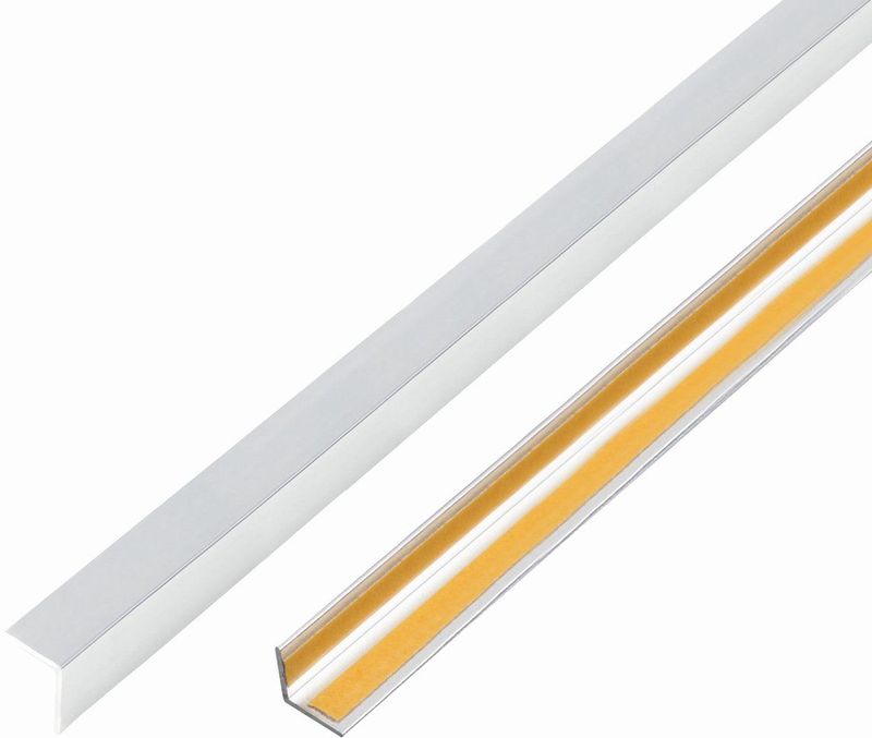Alberts - Hoekprofiel - Chroom-Look - Zelfklevend - 1000 mm