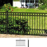 Grundset Zierzaun Circle 10m