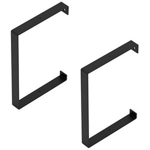 Alberts 823283 plankdragers Adam | een paar | plankhouders naar keuze in verschillende trendy kleuren | plankhoek als een paar of afzonderlijk | afmetingen 304 x 210 x 30 mm