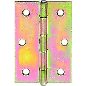 Alberts 850227 Scharnier | halfbreed | elektrolytisch geel verzinkt | 101 x 65 mm | set van 20