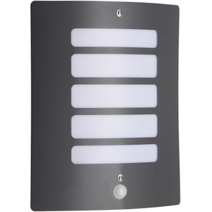 BRILLIANT lamp Todd wandlamp voor buiten bewegingsmelder antraciet | 1x A60, E27, 60W, geschikt voor standaardlampen (niet inbegrepen) | Schaal A ++ tot E | IP-beschermingsklasse: 44 - spatwaterd