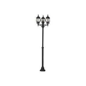 BRILLIANT lamp Istria buitenvloerlamp 3 lampjes zwart | 3x A60, E27, 60W, geschikt voor normale lampen (niet inbegrepen) | Schaal A ++ tot E | IP-classificatie: 23 - beschermd tegen regen
