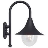 BRILLIANT lamp Berna buitenwandlamp zwart | 1x A60, E27, 60W, geschikt voor standaardlampen (niet inbegrepen) | Schaal A ++ tot E | IP-beschermingsklasse: 44 - spatwaterdicht