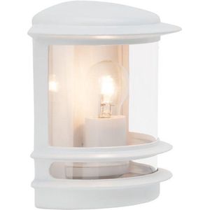 Brilliant Elegant ontworpen buitenwandlamp Hollywood wit