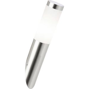 BRILLIANT LED buitenwandlamp ADONIA E27 - 3.3W - staalkleur