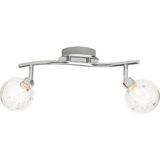 Brilliant - Lampe Joya Spotrohr 2flg chrom 2x QT14, G9, 33W, geeignet für Stiftsockellampen (nicht enthalten) Köpfe schwenkbar