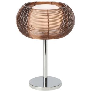 Brilliant Tischleuchte Relax, ohne Leuchtmittel, Tischlampe bronze/chrom