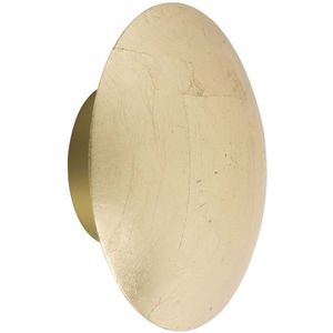 BRILLIANT lamp, Sunset wandlamp antiek goud, metaal, 1x QT14, G9, 18W, pin base lampen (niet inbegrepen), A++