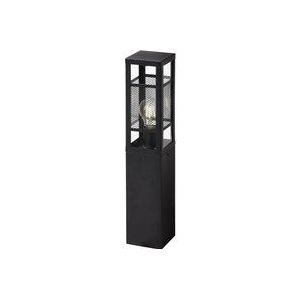 BRILLIANT lamp, Getta buiten voetlamp 50cm zwart, metaal/kunststof, 1x A60, E27, 40W, normale lampen (niet meegeleverd), A++
