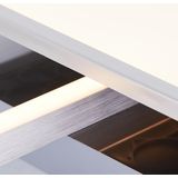 Brilliant Deckenleuchte »Zelia«, 1 flammig, LED Deckenlampe 51x51cm 3flg nickel eloxiert