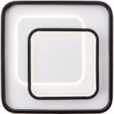 Brilliant LED Deckenleuchte »Cava«, 1 flammig, Leuchtmittel LED-Modul  LED fest integriert, 40 x 40 cm, 5400 lm, warmweißes Licht, Metall/Kunststoff, weiß/schwarz