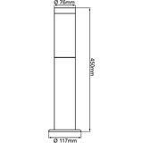 Brilliant Dody Buitenlamp - E27 - max 1x40W - IP44 - Zwart