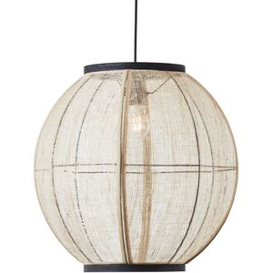 Brilliant Hanglamp Tanah, dimbaar, zwart, Woon-/ Eetkamer, metaal, hanglamp