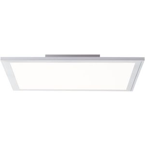 Brillant | Flat LED plafondpaneel 40x40cm zilver | 1x LED geïntegreerd, 24W LED geïntegreerd, (2500lm, 2800-6500K)
