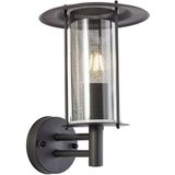 Brilliant Detroit 96462/76 Buitenlamp (wand) E27 20 W Zwart (mat)