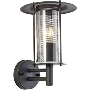 Brilliant Detroit - Buiten wandlamp - Zwart