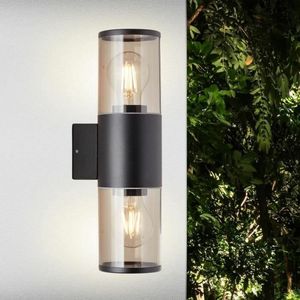 Brilliant Buitenwandlamp Sergioro, 2-lamps